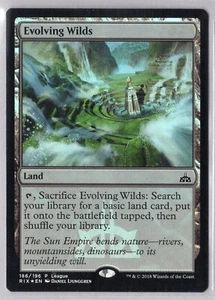 1x Evolving Wilds *League Promo Foil* - Rivals of Ixalan - Near Mint - Bild 1 von 1