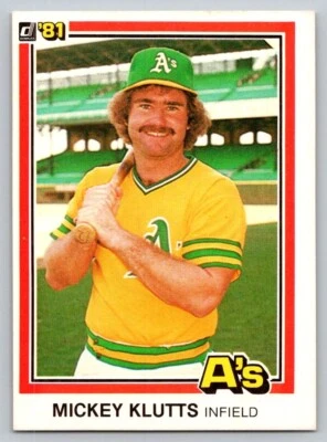 1981 Donruss - #110 Mickey Klutts - Image 1 of 2