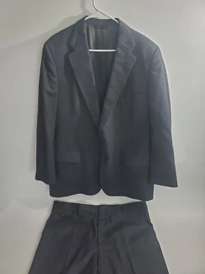 Traje Chaps By Ralph Lauren Hombre Manga Larga 2 Piezas Lana Virgen, Gris, 44R Foto 1 de 4