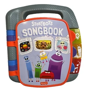 Fisher-Price StoryBots Songbook Electronic Book Lights Music - Space & Dinosaur - Picture 1 of 6