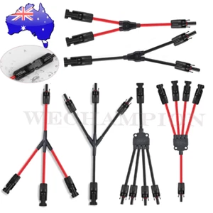 1/3Pair Solar Panel Parallel Y Connector Solar Cable Wire Plug for Solar Panel - Picture 1 of 24