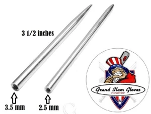 Baseball / Softball Handschuh Schnürnadel ~ 2er Pack ~ 2 Größen ~ Lederschnürung ~ Neu - Bild 1 von 1