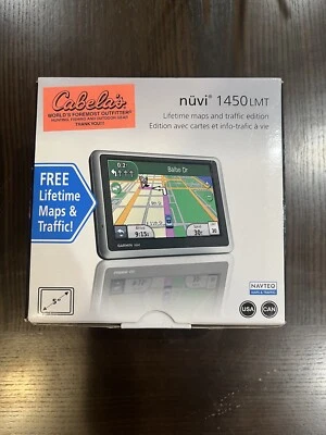 Garmin Nuvi 1450 LMT GPS Free Lifetime Maps Traffic, Free Download For 2024 Maps - Image 1 of 4