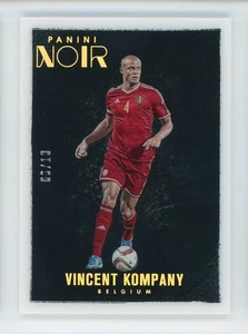 2016-17 Vincent Kompany Panini Noir Color Gold Belgium Soccer Card 6/10 - Picture 1 of 3