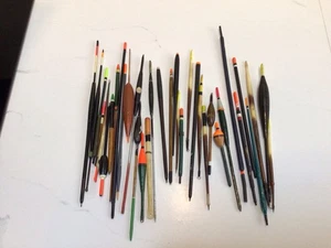 Auswahl von 35 gemischten Vintage Schwimmerkielen Kork - Bild 1 von 15