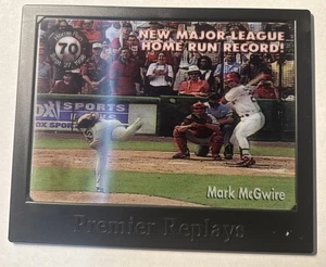 Players Choice Premier Instant Replay Motion Card Mark McGwire 70th HR - Picture 1 of 2