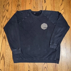 Peloton Sweatshirt Mens X-Large Crew Neck Long Sleeve Black Pullover Workout - Picture 1 of 12