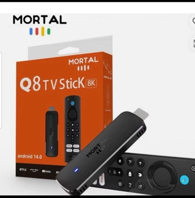 Fire TV  Streaming  Mortal Q8 Ultra Android14 8k Smart TV Stick Wifi6 BT5.0 - Image 1 of 2