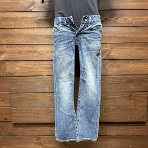 BKE Aiden Jeans Mens Size 26 S Denim Bootleg Buckle Cowboy Stretch 26x27 - Picture 1 of 24
