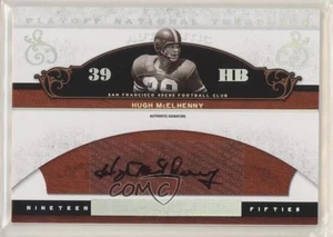 Playoff National Treasures 2007 firmas de todas las décadas/99 Hugh McElhenny automático - Imagen 1 de 3