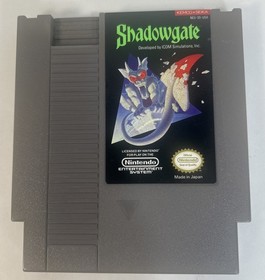 Shadowgate NES Authentic Kemco Seika Tested Working Clean Label