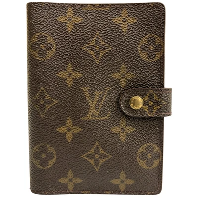 Auténtica cubierta para cuaderno Louis Vuitton Agenda PM monograma planificador de día R20005 Foto 1 de 4