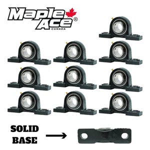 UCP204-12 Pillow Block Bearing 3/4" Bore, 2-Bolt, Self-Aligning Solid Base Qty10 - Picture 1 of 4