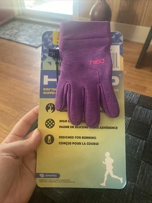 Head Kid's Touchscreen Gloves Purple Size small - Image 1 of 4