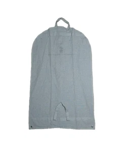 Brunello Cucinelli 100% Cotone Grigio Logo Indumento Borsa Tuta Antipolvere 23x38" Zip - Foto 1 di 8