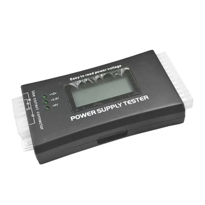 Digital LCD Power Bank Tester Computer 20/24 Pin Power Supply Testing Tool - Image 1 of 4