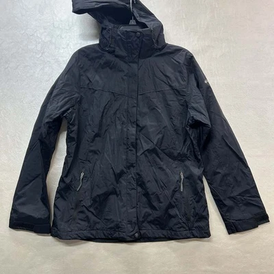Chaqueta de lluvia Columbia para hombre abrigo de lluvia talla mediana resistente con capucha Foto 1 de 4