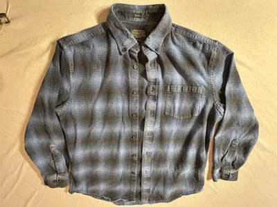Camisa de franela a cuadros azul Pendleton para hombre Foto 1 de 4
