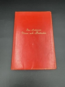 Rare 1936 Dan Andersson Visor och Ballader Book w/ Gyllander Manuscript Swedish - Imagen 1 de 9