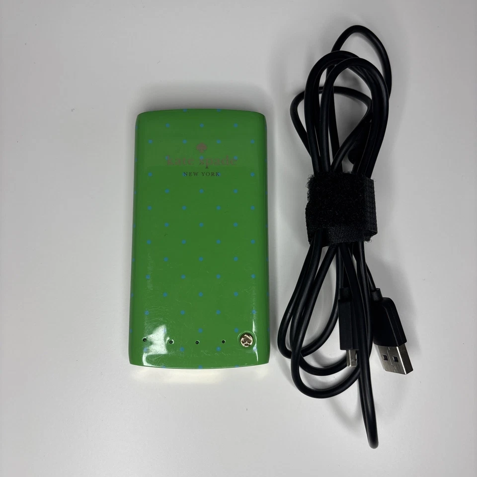 Kate Spade New York Portable Backup Lithium-Polymer USB Battery, 4000mAh, Green - Image 1 of 4