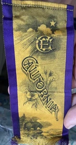 Juli 1897 San Francisco, Kalifornien CHRISTIAN ENDEAVOR Convention Seidenband - Bild 1 von 7