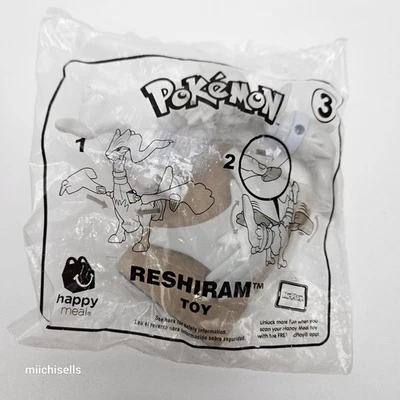 Nintendo Pokemon Reshiram Figura McDonald's Juguete y Porygon Tarjeta Promocional - NUEVO Foto 1 de 4