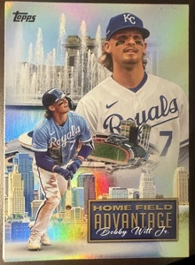 Bobby Witt JR Home Field Advantage! 2024 Topps Series 1 SSP Rare Case Hit HFA-10 - Bild 1 von 2