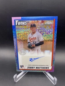 2025 Topps Series 2- Zebby Matthews 35th Anniversary 1990 Mojo Auto (RC) - Picture 1 of 2