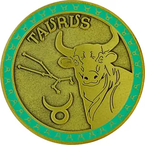 Moneta Zodiaco Toro - Foto 1 di 5