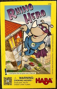 "RHINO HERO" A Stacking Family Card Game. By Haba Games 2012. New Open Box - Picture 1 of 3
