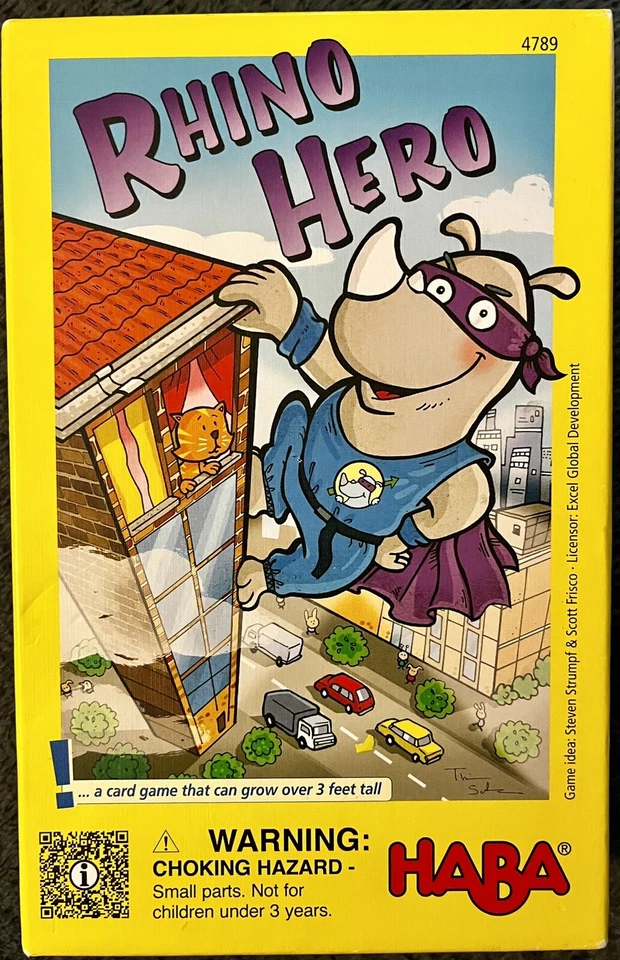 Rhino Hero Stacking Balancing Dexterity Card Game HABA