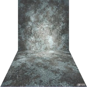 Fondo escénico de vinilo abstracto gris pintado por computadora 10'x20' SR101 - Imagen 1 de 4