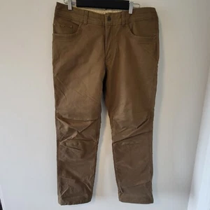 Kuhl Mens Rebel Legendary Pants Saddle Stitched Jean Brown Hiking Outdoor 36x32 - Picture 1 of 12