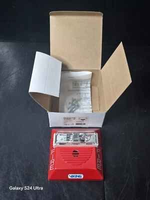 Bocina estroboscópica Viking alarma contra incendios VF4529-10 NOS Foto 1 de 4