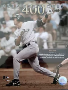 ALEX RODRIGUEZ Youngest Player to 400 Home runs 8X10 Photo NEW YORK YANKEES - Picture 1 of 1