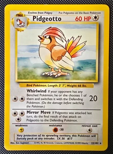 Pokemon WOTC Karte - Pidgeotto - Base Set - Non-Holo Rare - 22/102 - NM - Bild 1 von 2