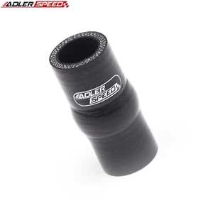 1.5" inch 38mm ID Silicone Hump Straight Hose Intercooler Coupler Pipe Black US - Foto 1 di 6