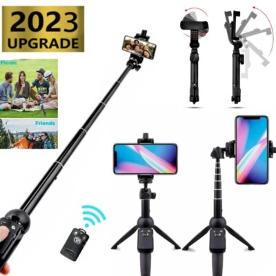 Universal 40-inch Selfie Stick Tripod Stand for Cell Phone with Bluetooth Remote - Image 1 of 4