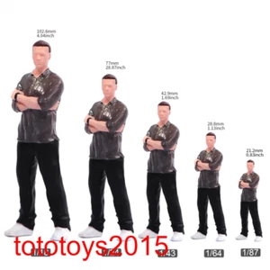1/87 1/64 1/43 1/35 1/24 1/18 Paul Walker Man Scene Miniatures Figures Dolls Toy - Picture 1 of 10