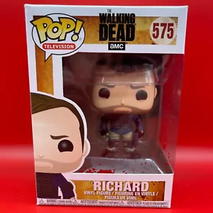 Funko Pop Television The Walking Dead Richard #575 AMC 2018 MAI APERTO NUOVO NEW - Foto 1 di 6