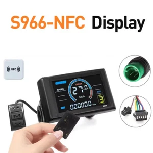 24V-72V S966-NFC LCD Display 5 Pin WP/SM+NFC Card Electric Bicycle E-bike Parts - Bild 1 von 16