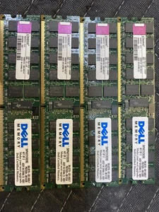 (Lots of 4) Kingston 4GB-PC2-6400P DDR2-800 2Rx4 ECC-Registered KWX731-ELF DIMMs - Picture 1 of 2