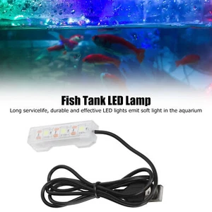 Aquarium Fish Tank LED Light Mini Lamp Decor For Aquarium Water Plant Accessory - Picture 1 of 14