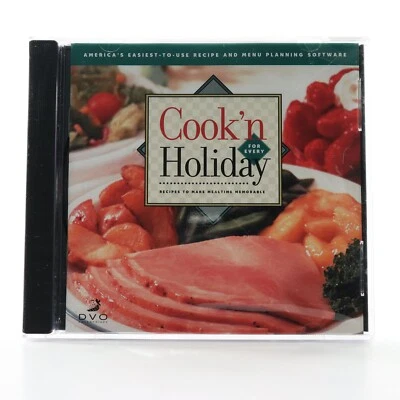 Cook'n for Every Holiday Menu Planner PC CD-ROM SEALED Windows 95 98 2000 Recipe - Image 1 of 4