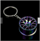 FOR Wheel Rim Keychain Creative Auto Part Car Keyring Key Chain Ring Key Fob