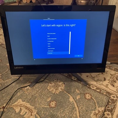 Lenovo AIO 300-22ACL Ideacentre (AMD A6-7310/4GB RAM/500GB HDD)-Windows 10 Home - Image 1 of 4