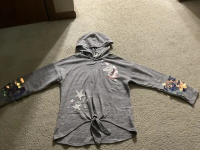 Autoestima Niños Niñas Manga Larga Unicornio Gris Camiseta Prenda para el torso Suéter Delgado XL Foto 1 de 4