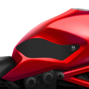 BLOQ DUCATI MONSTER 797/821/1200 2014-2020 Motorcycle Tank Grips Tacky Grip - Picture 1 of 7
