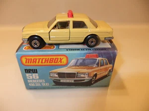Matchbox Superfast No. 56 Mercedes 450.SEL/Taxi 1979 - Picture 1 of 10