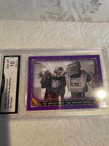 NO MATCH FOR THE MANDALORIAN 2020 TOPPS THE MANDALORIAN PÚRPURA # 72 GRADO 10 - Imagen 1 de 2